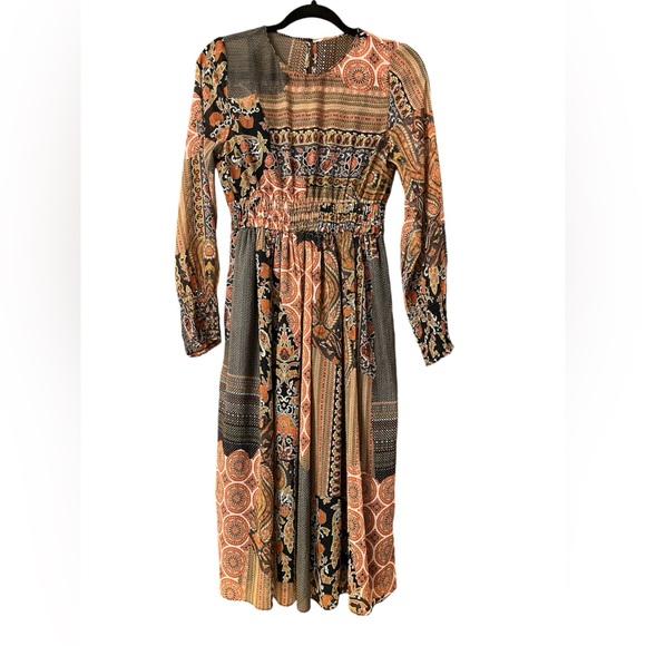 Zara paisley dress NWT - Picture 5 of 7